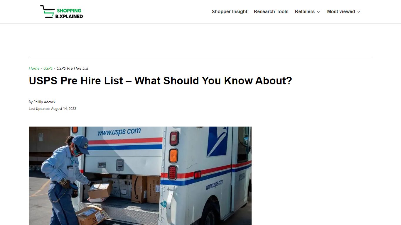 USPS Pre Hire List - What Should You Know About? - SBXL